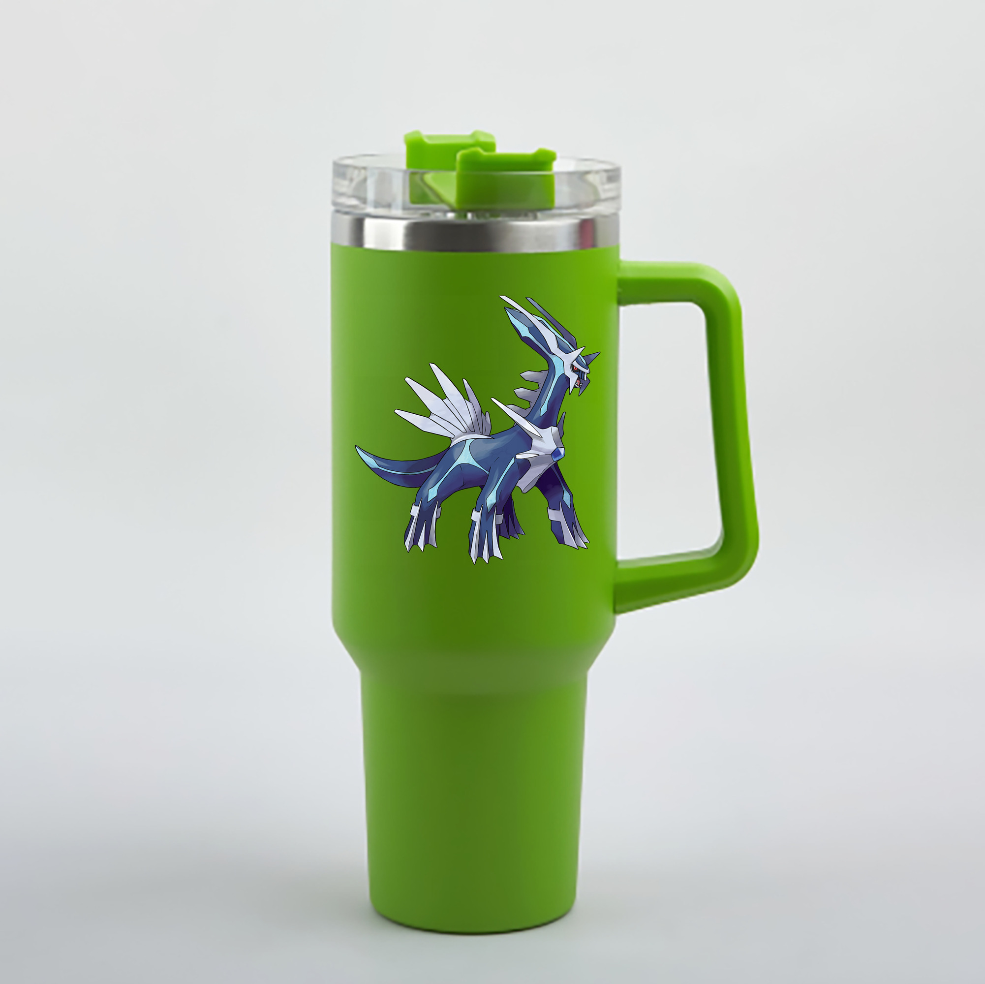 （画像用） ポケットモンスター Pokémon 1200mL車用タンブラー - クリスタルステッカー（プラスチックストロー付き）